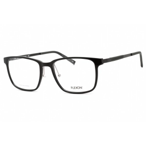 Flexon Men's Eyeglasses - Full Rim Black Titanium Rectangular | FLEXON EP8004 001