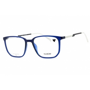 Flexon Unisex Eyeglasses - Shiny Crystal Navy Square Shape Frame | FLEXON EP8022 420