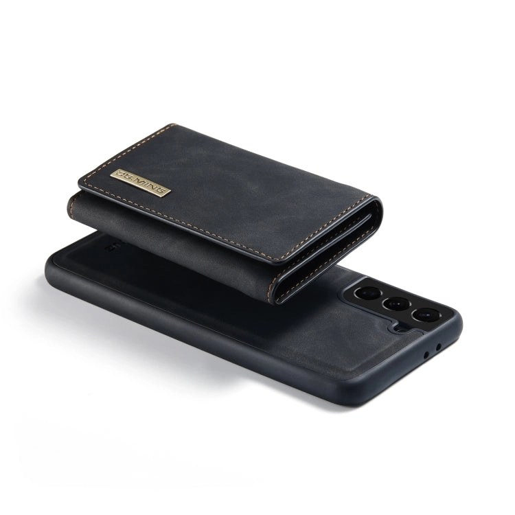 For Samsung Galaxy S21  DG.MING M1 Series 3-Fold Multi Card Wallet   Magnetic Back Cover Shockproof