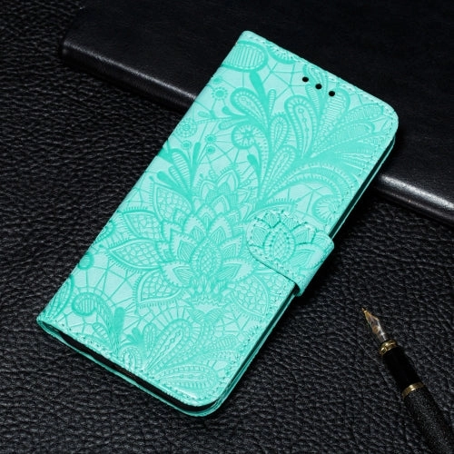 For Xiaomi Mi 11 Lace Flower Embossing Pattern Horizontal Flip Leather Case with Holder  Card