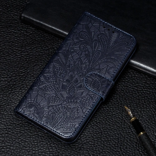 For Xiaomi Mi 11 Lace Flower Embossing Pattern Horizontal Flip Leather Case with Holder  Card