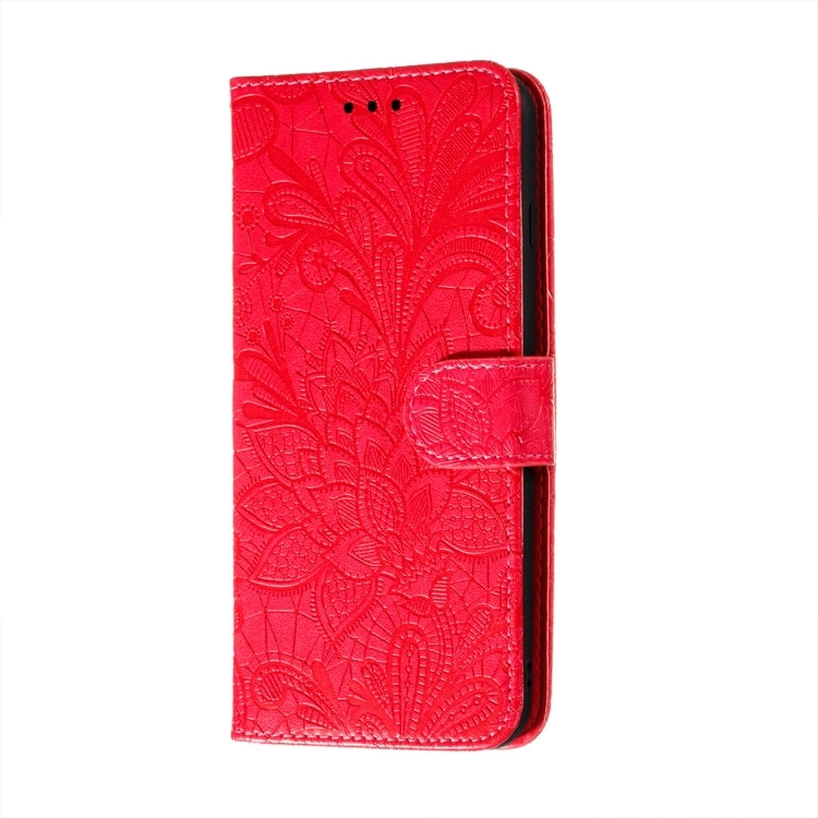 For Xiaomi Mi 11 Lace Flower Embossing Pattern Horizontal Flip Leather Case with Holder  Card