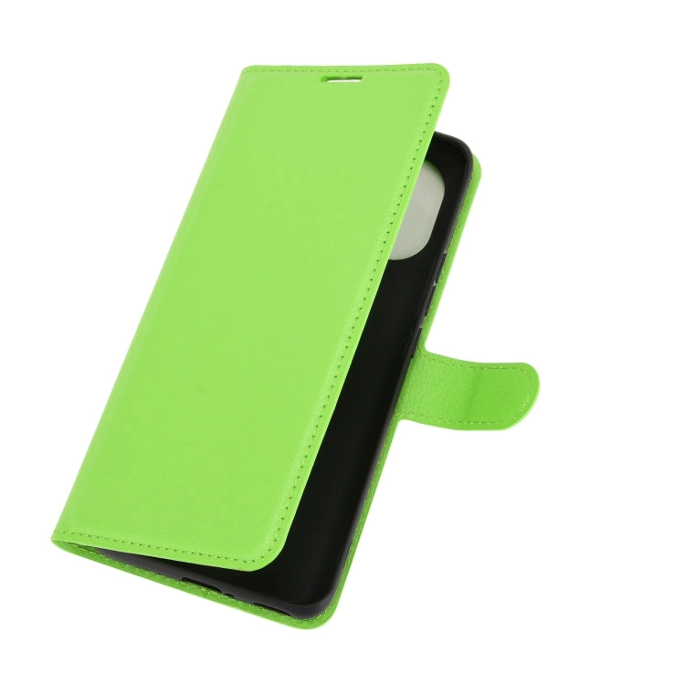 For Xiaomi Mi 11 Litchi Texture Horizontal Flip Protective Case with Holder  Card Slots