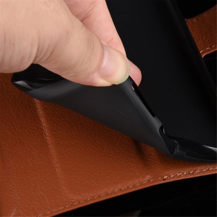 For Xiaomi Mi 11 Litchi Texture Horizontal Flip Protective Case with Holder  Card Slots