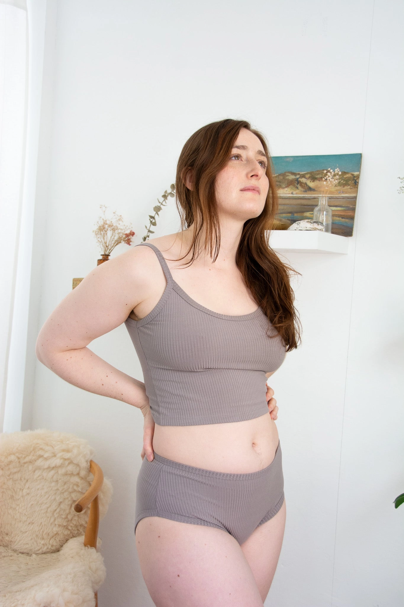 Forty Winks Ease Thin Strap Crop Cami
