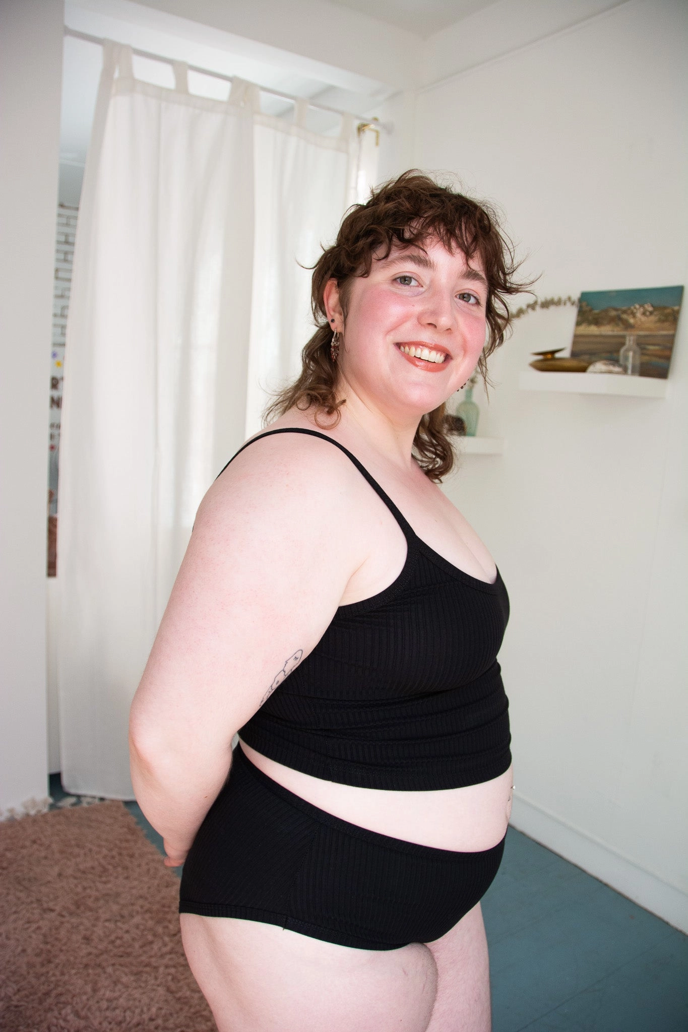 Forty Winks Ease Thin Strap Crop Cami