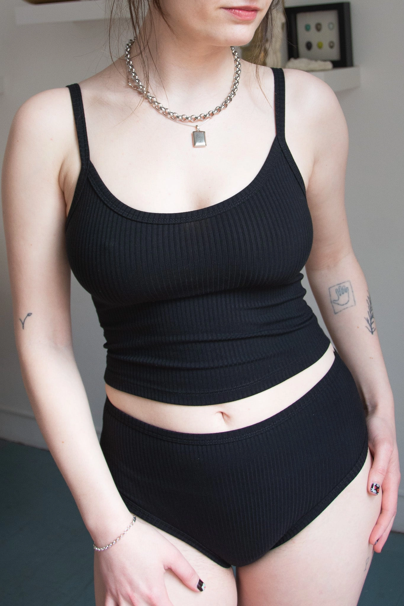 Forty Winks Ease Thin Strap Crop Cami