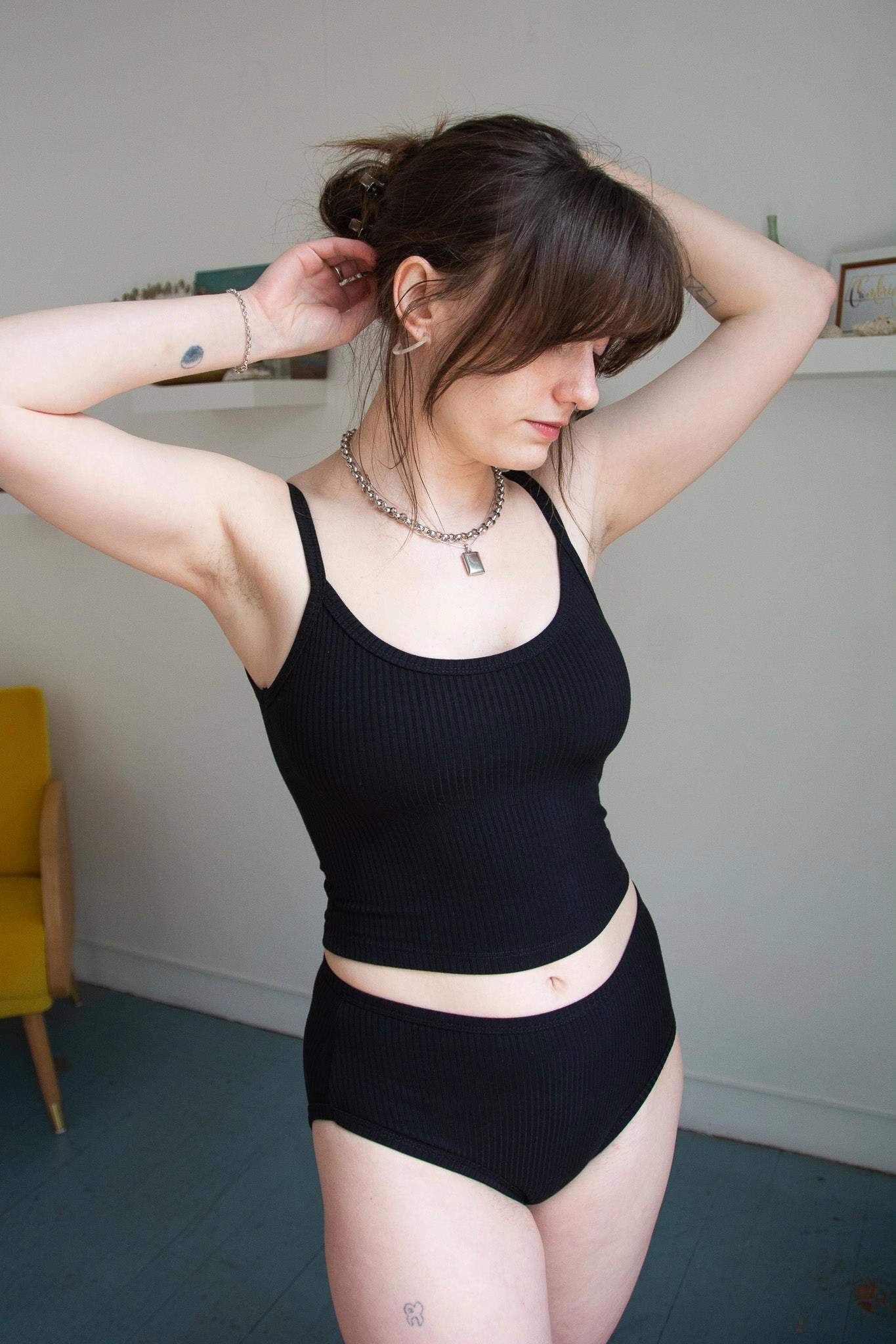 Forty Winks Ease Thin Strap Crop Cami
