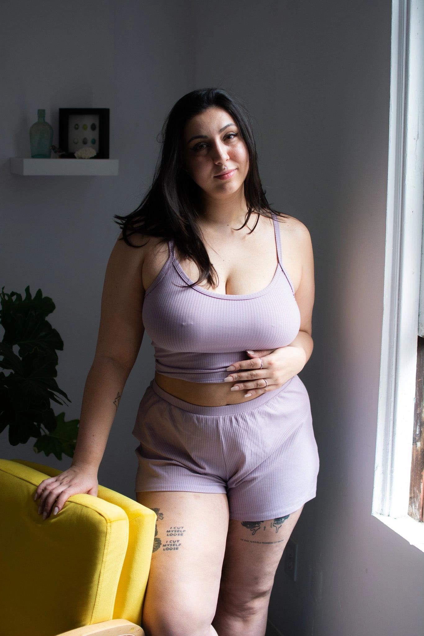 Forty Winks Ease Thin Strap Crop Cami