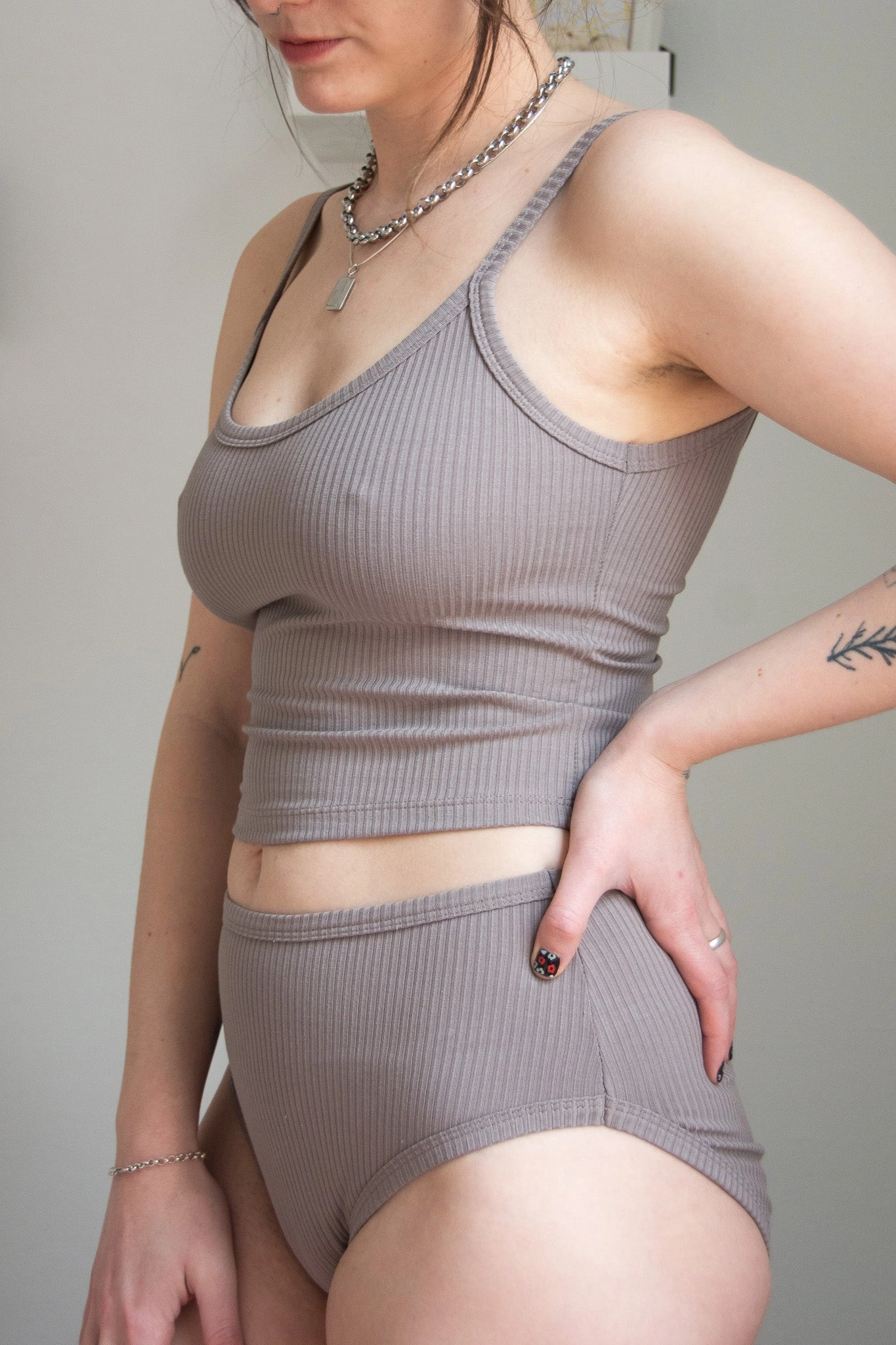 Forty Winks Ease Thin Strap Crop Cami