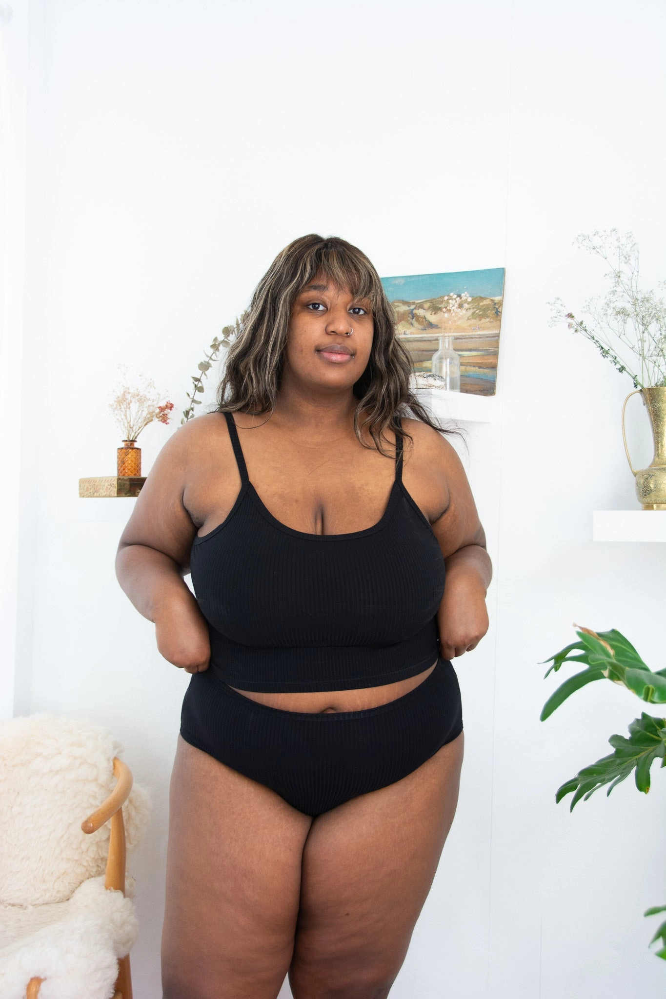 Forty Winks Ease Thin Strap Crop Cami