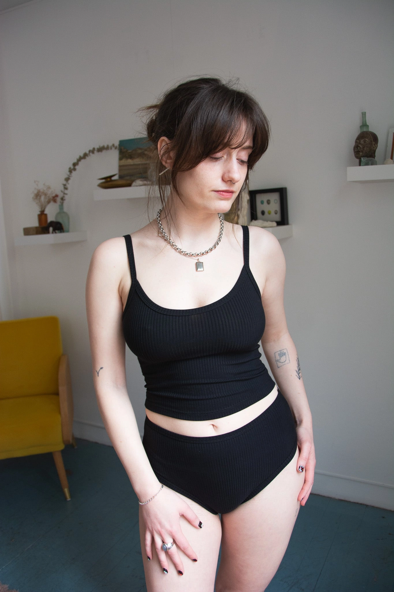 Forty Winks Ease Thin Strap Crop Cami