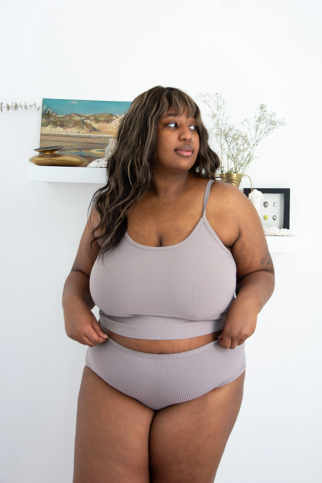 Forty Winks Ease Thin Strap Crop Cami