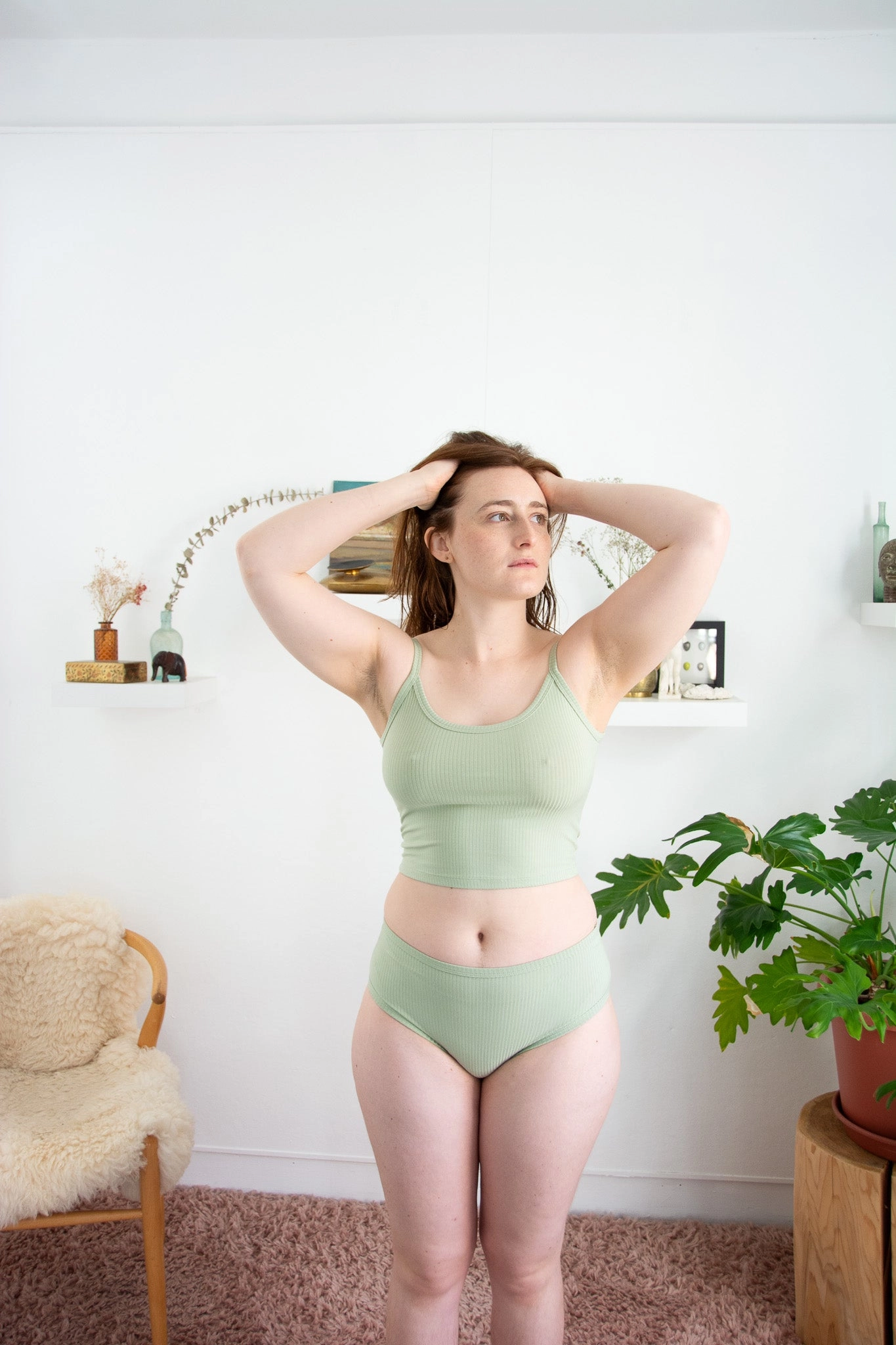 Forty Winks Ease Thin Strap Crop Cami