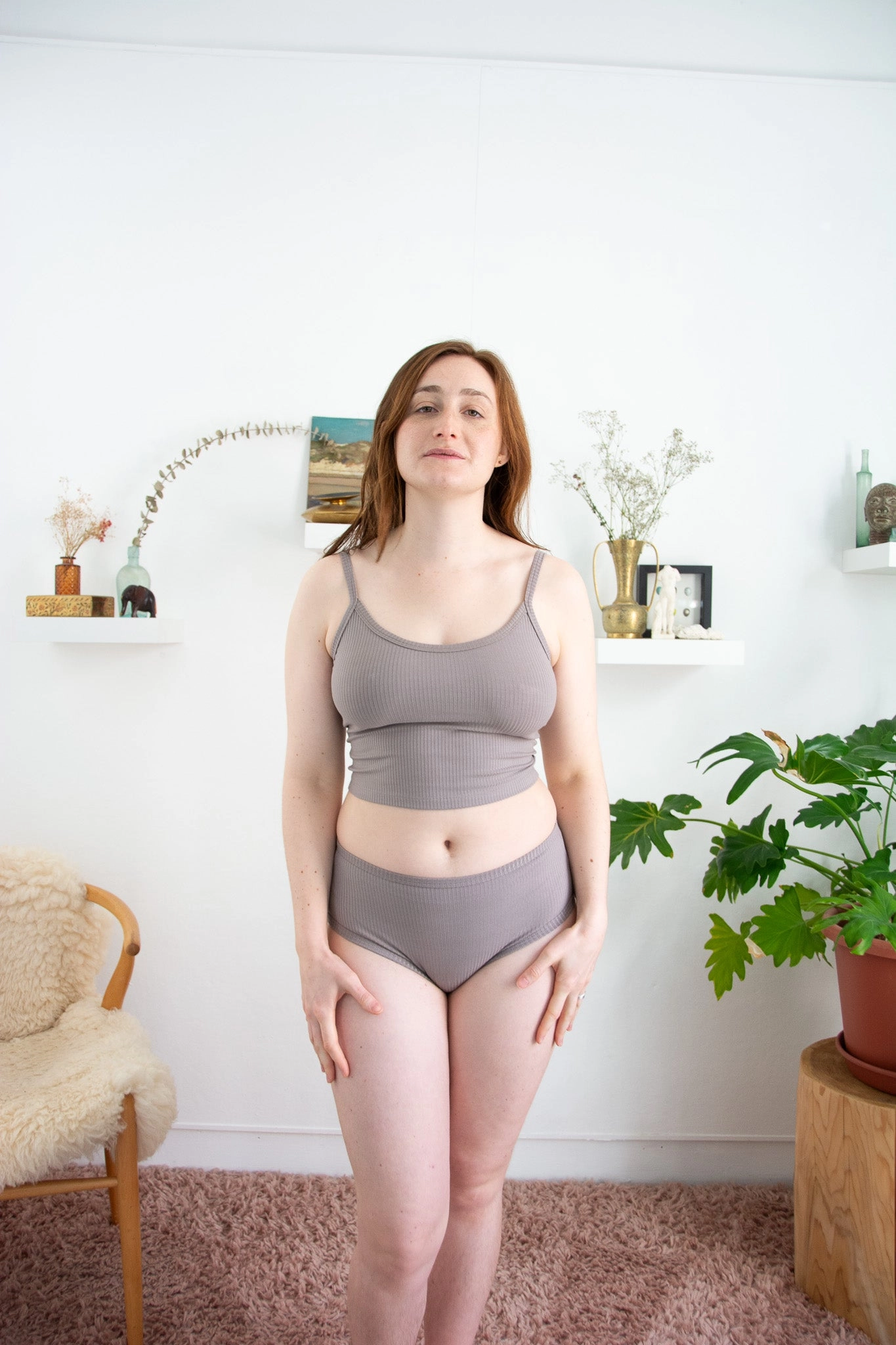 Forty Winks Ease Thin Strap Crop Cami