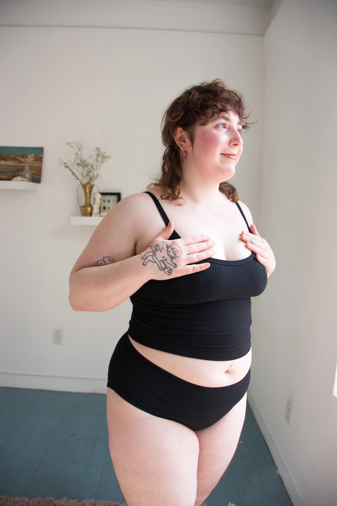 Forty Winks Ease Thin Strap Crop Cami