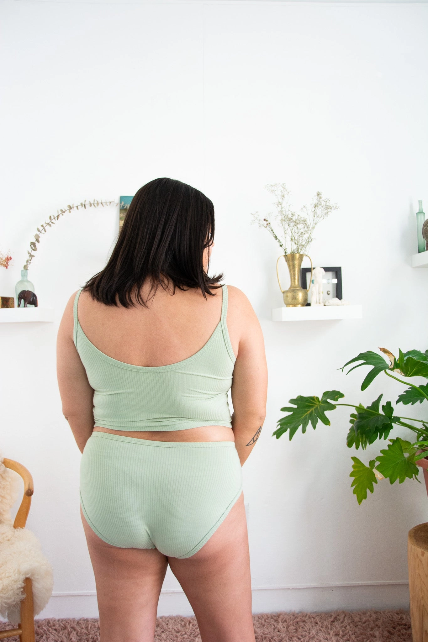 Forty Winks Ease Thin Strap Crop Cami