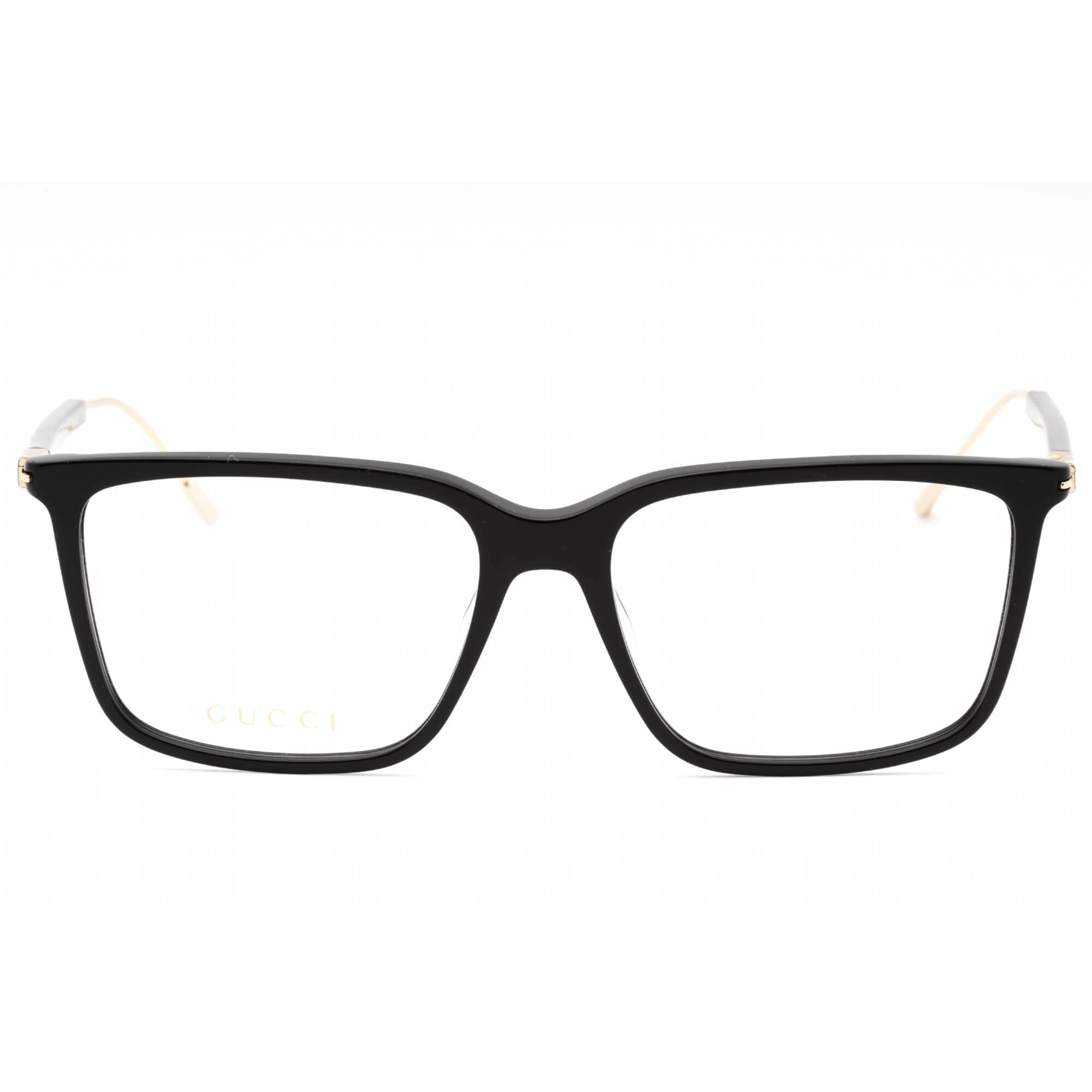 Gucci Men's Eyeglasses - Black Acetate Full Rim Rectangular Shape Frame | GG1273O 001