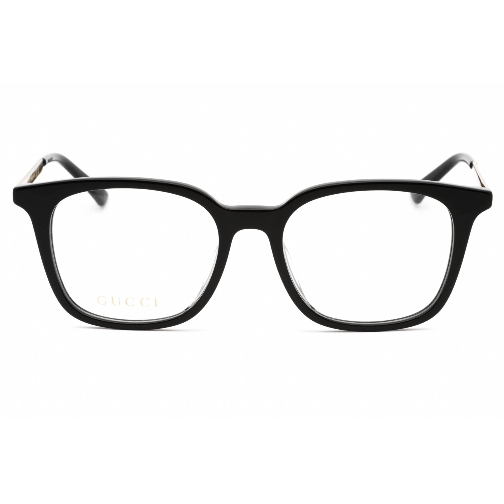 Gucci Men's Eyeglasses - Black Acetate Full Rim Square Frame Clear Lens | GG0831OA 001