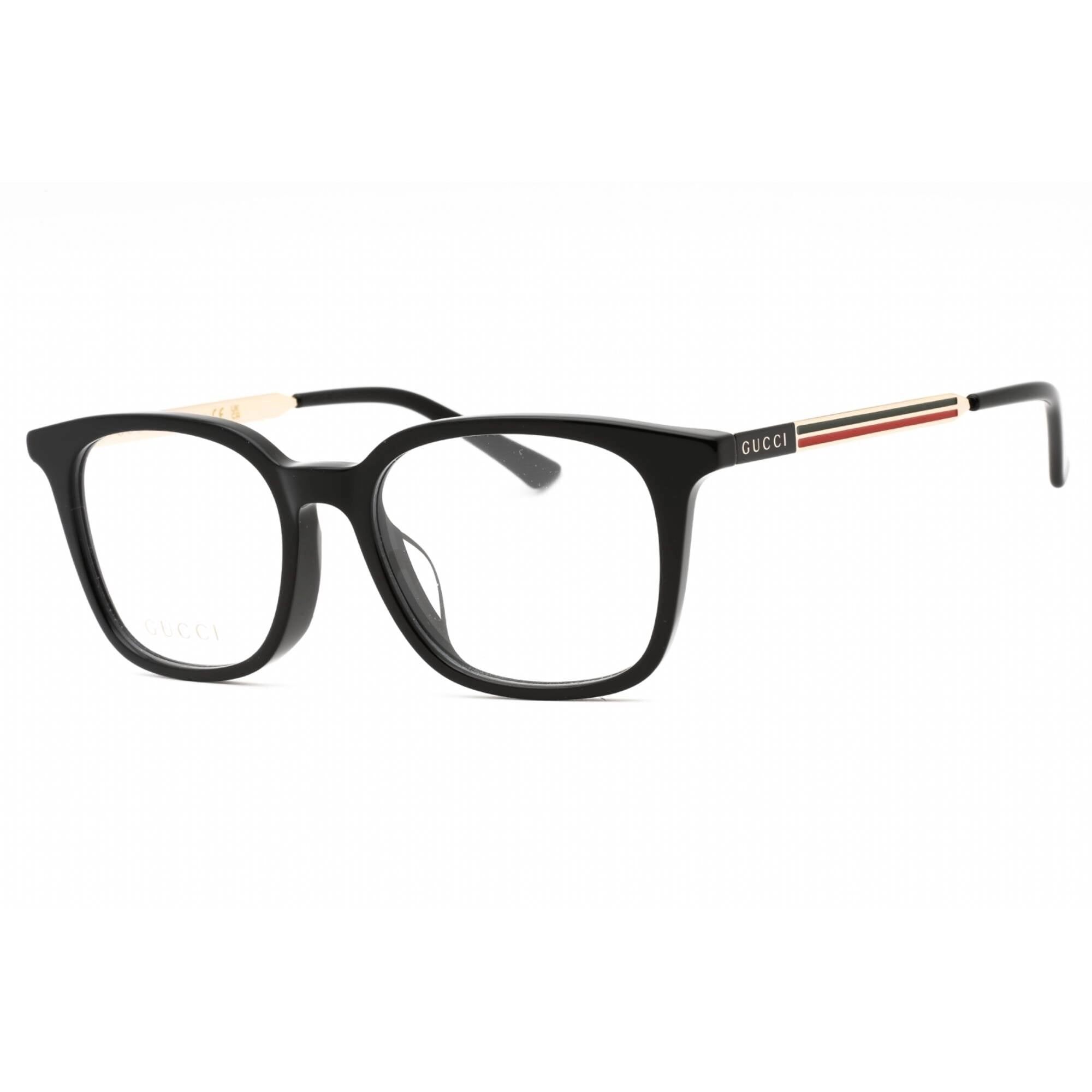 Gucci Men's Eyeglasses - Black Acetate Full Rim Square Frame Clear Lens | GG0831OA 001