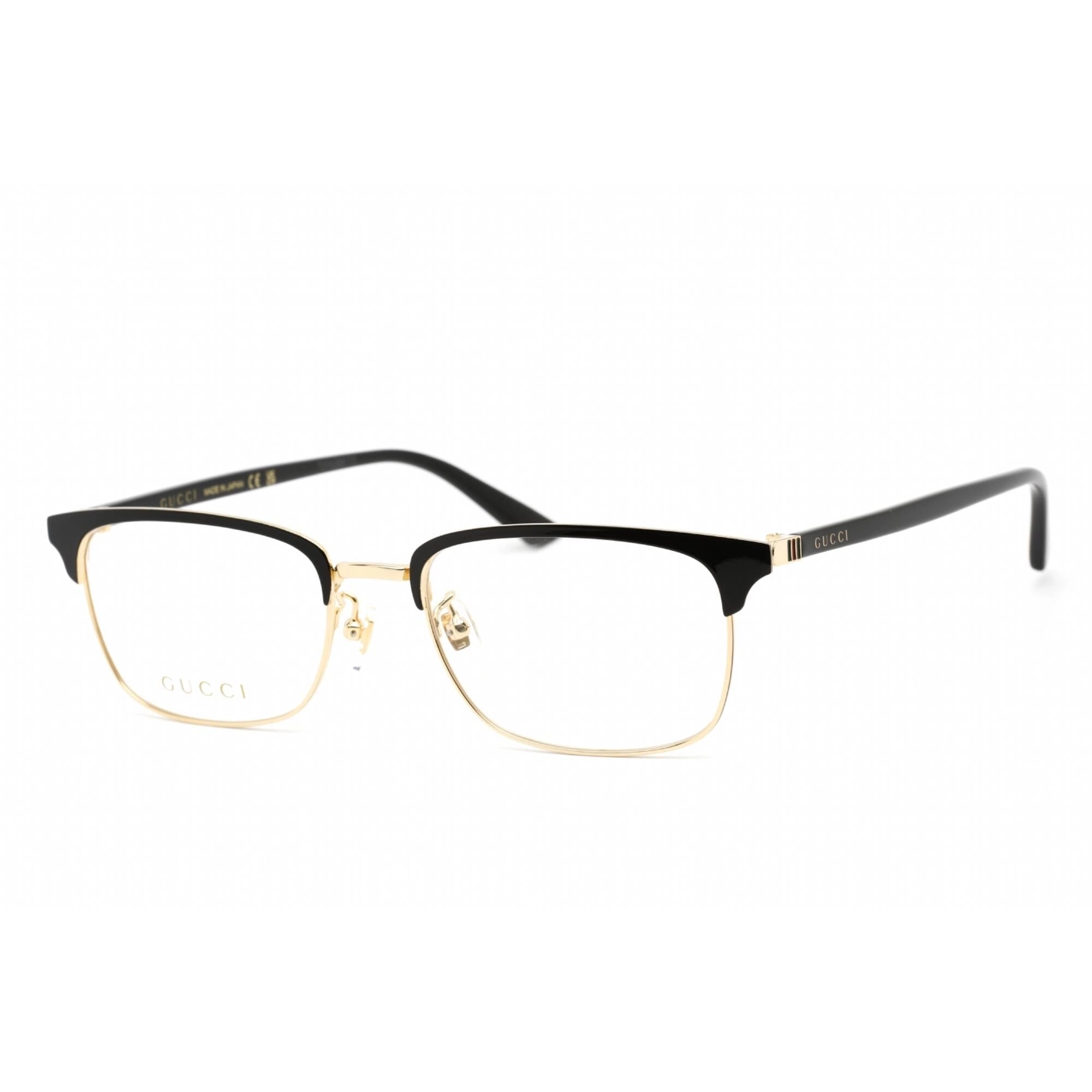 Gucci Men's Eyeglasses - Black Acetate Rectangular Shape Full Rim Frame | GG0131O 001