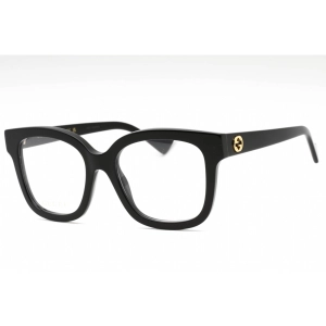 Gucci Women's Eyeglasses - Black Cat Eye Full Rim Frame Clear Demo Lens | GG1258O 004