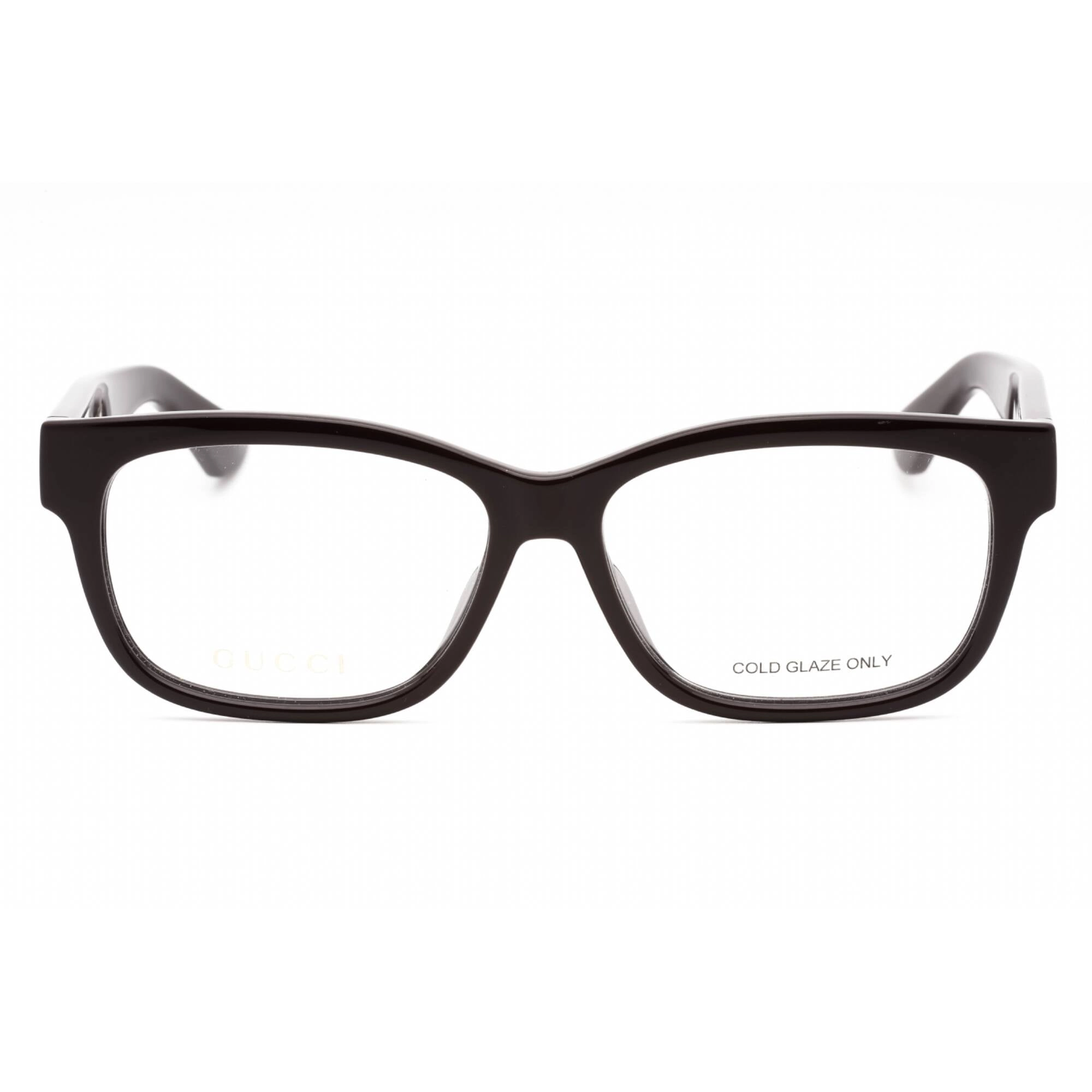 Gucci Women's Eyeglasses - Burgundy Injected Propionate Rectangular | GG1341O 004
