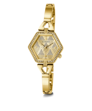 GUESS Ladies Gold Tone Analog Watch