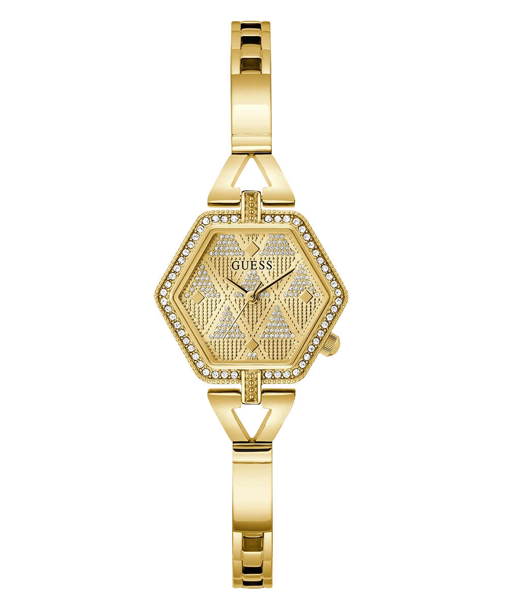GUESS Ladies Gold Tone Analog Watch