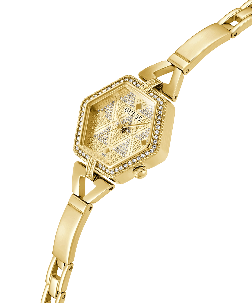 GUESS Ladies Gold Tone Analog Watch