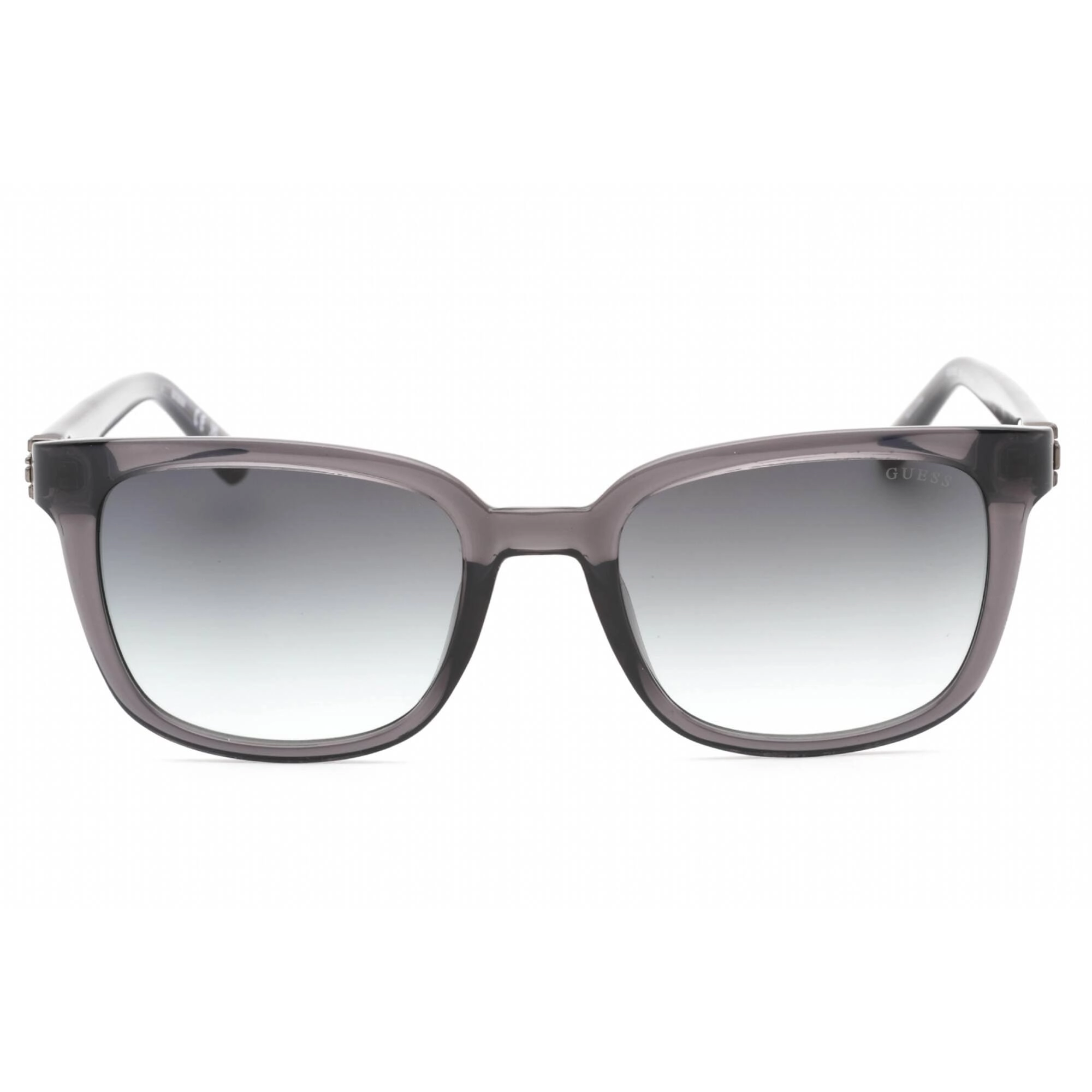 Guess Men's Sunglasses - Gradient Smoke Lens Transparent Grey Frame | GU00065 20B