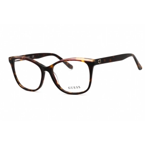 Guess Women's Eyeglasses - Havana/Other Cat Eye Acetate Full Rim Frame | GU2723 056