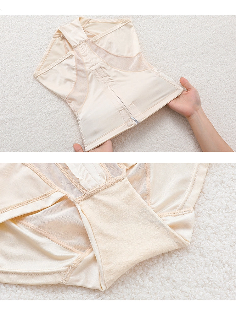 High Waist Zipper Tummy Control Recovery Slimming Shapewear