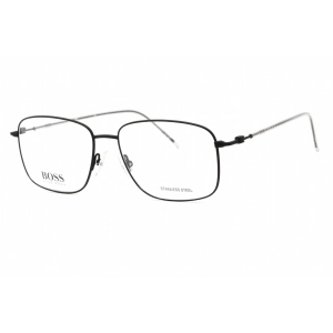 Hugo Boss Women's Eyeglasses - Matte Black Metal Rectangular Frame | BOSS 1312 0003 00