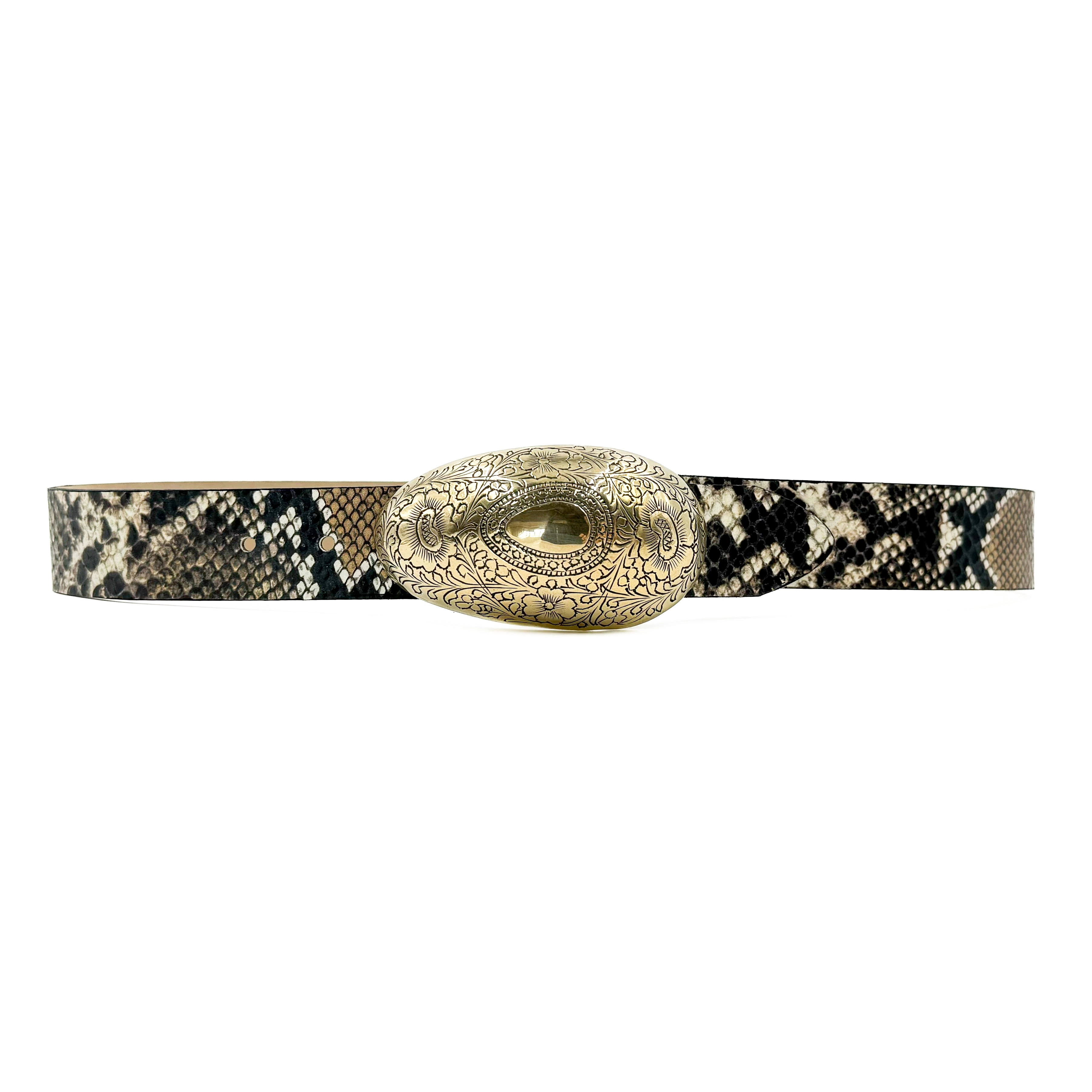 Jolene Snake Print Belt