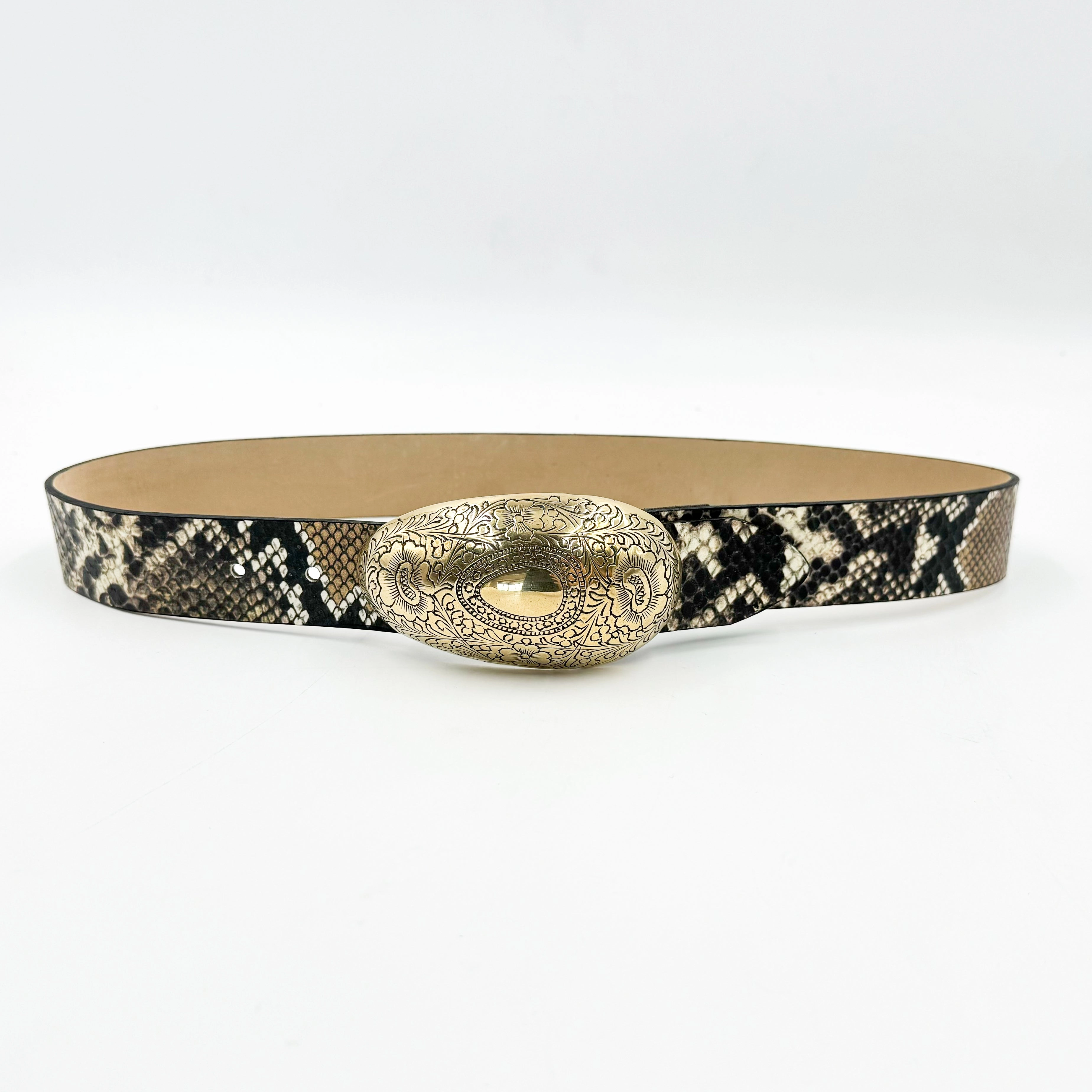 Jolene Snake Print Belt
