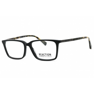 Kenneth Cole Reaction Men's Eyeglasses - Shiny Black Rectangular Frame | KC0870 001