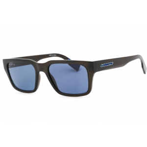 Lacoste Men's Sunglasses - Blue Lens Dark Grey Rectangular Shape Frame | L6004S 024