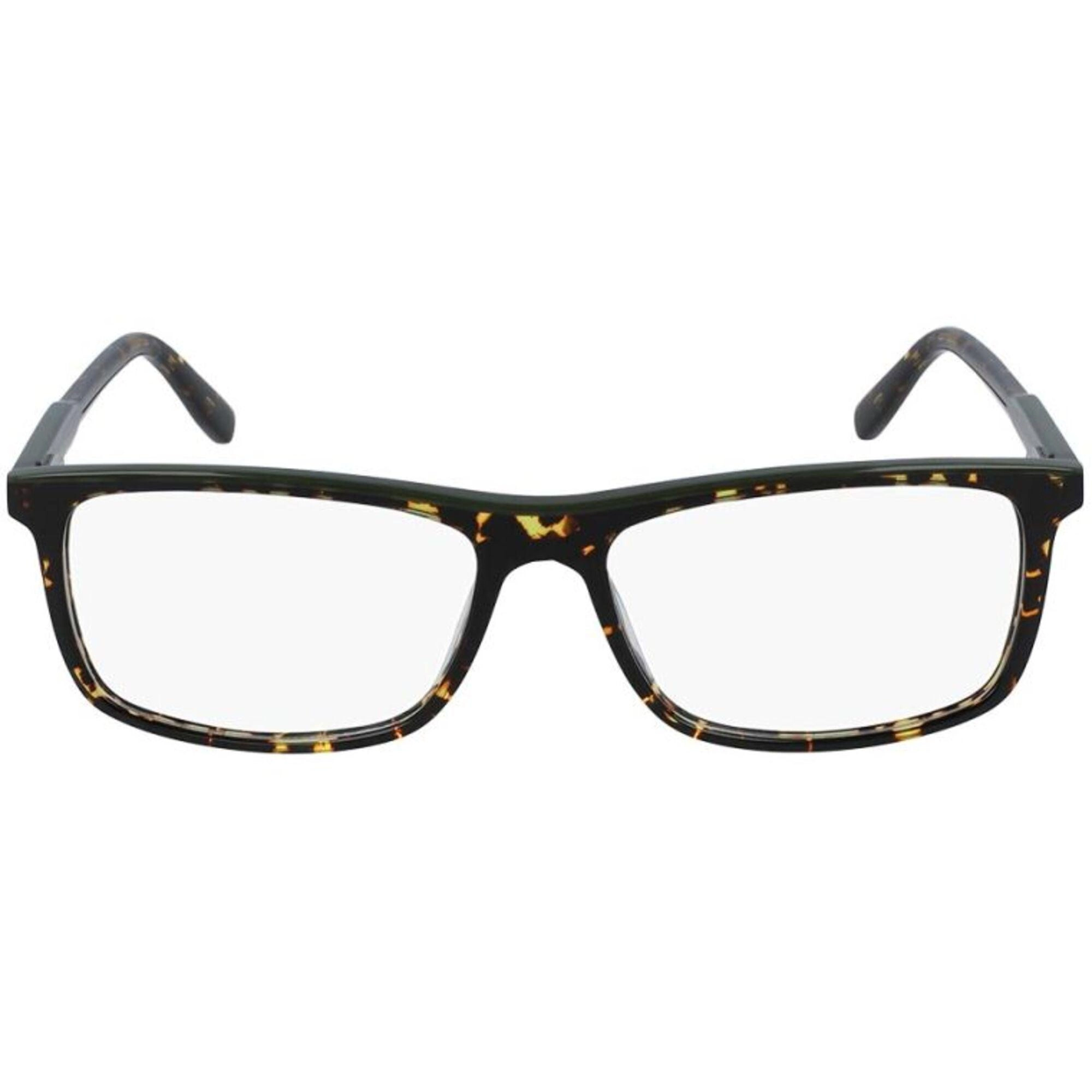 Lacoste Women's Eyeglasses - Havana/Military Green Rectangular | LACOSTE L2860 215