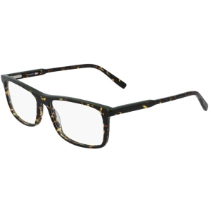 Lacoste Women's Eyeglasses - Havana/Military Green Rectangular | LACOSTE L2860 215