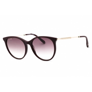 Lacoste Women's Sunglasses - Dark Red Acetate Round Shape Full Rim Frame | L993S 603