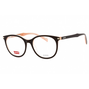 Levi's Women's Eyeglasses - Brown Peach Cat Eye Full Rim Frame | LV 5032 0MS5 00