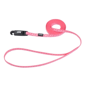 Li'l Pals® Patterned Dog Leash with E-Z Snap® Pink Chevron