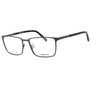 Liz Claiborne Men's Eyeglasses - Matte Grey Metal Rectangular Frame | CB 265 0FRE 00
