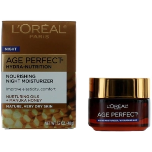 L'Oreal Women's Night Moisturizer - Age Perfect Hydra-Nutrition Nourishing, 1.7 oz