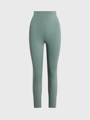 LULULEMON CRATER BLUE GLOW UP HR TIGHT 25"