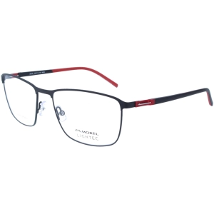 Morel Men's Eyeglasses - Black Metal Full Rim Square Frame Demo Lens | 30215L NR10