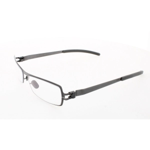 Mykita Unisex Eyeglasses - Graphite Rectangular Full Rim Frame | NO1-JENNY-GRAPHITE