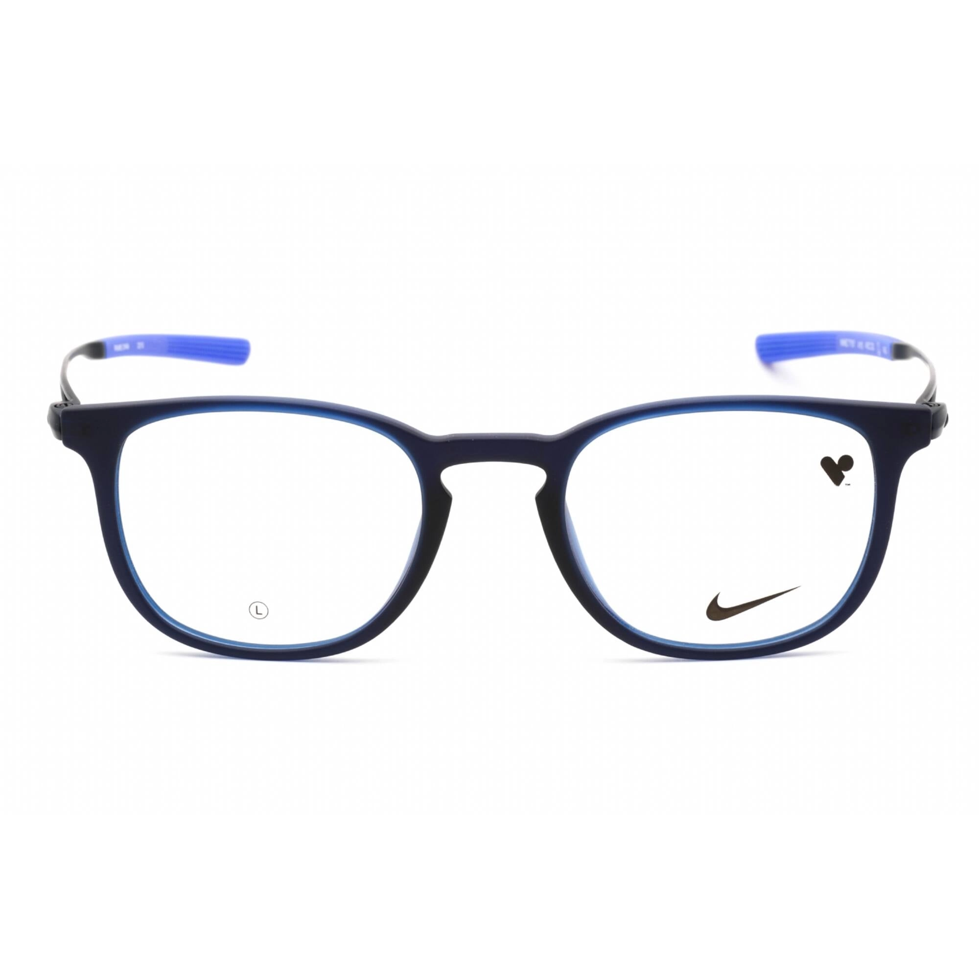 Nike Men's Eyeglasses - Matte Midnight Navy Plastic Full Rim Frame | NIKE 7151 410