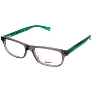 Nike Unisex Eyeglasses - Anthracite Rectangular Frame Demo Lens | NIKE 5014 255